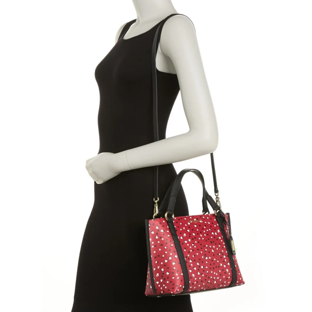 Karl Lagerfeld mini heart print bag